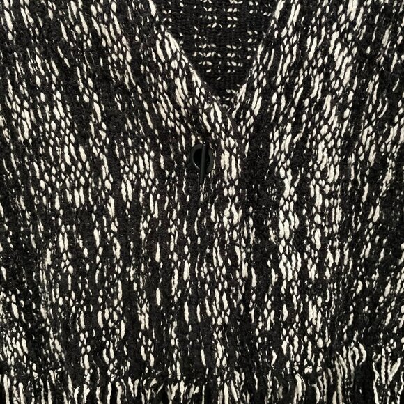 Nic+Zoe Women Black and White Elegant Cardigan Size L, - Picture 5 of 13